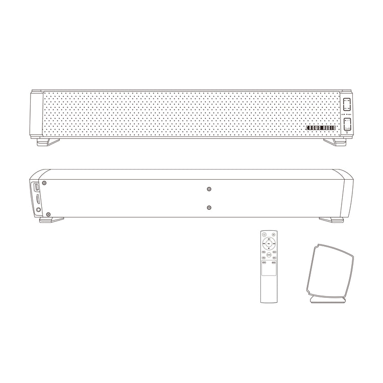 ワイヤレス ステレオ スピーカー（リモコン付）SP-05